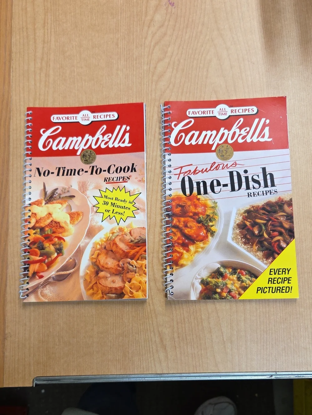 Campbell's Soup Thermos And 2 Dolly Dangle Mugs, 5 Recipe Books
